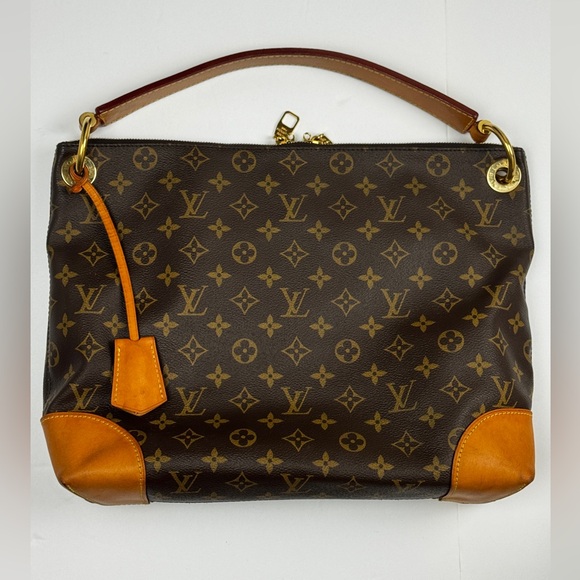 Louis Vuitton Handbags - Louis Vuitton Berri Shoulder Bag Brown Canvas Monogram Authentic